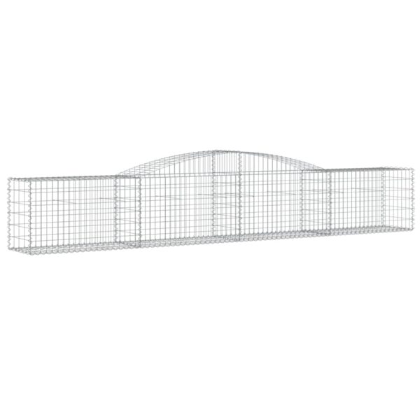 Obokane gabion košare 20 kosa 400x50x60/80 cm pocinkano železo - Image 3