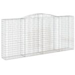 Obokane gabion košare 9 kosov 400x50x180/200cm pocinkano železo - Image 3