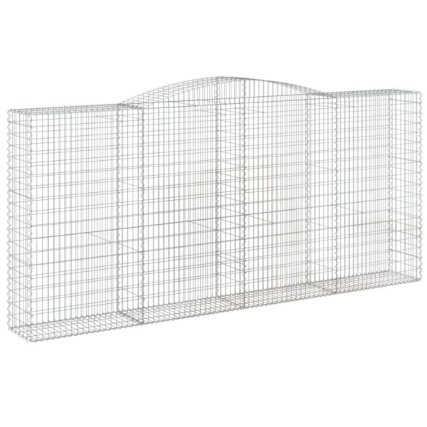 Obokane gabion košare 9 kosov 400x50x180/200cm pocinkano železo - Image 3