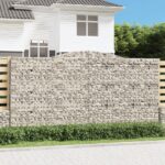 Obokane gabion košare 10 kosa 400x50x200/220cm pocinkano železo