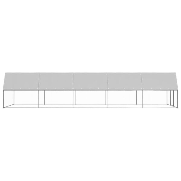 Zunanji kokošnjak 3x10x2 m pocinkano jeklo - Image 3
