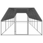 Zunanji kokošnjak 3x12x2 m pocinkano jeklo - Image 2