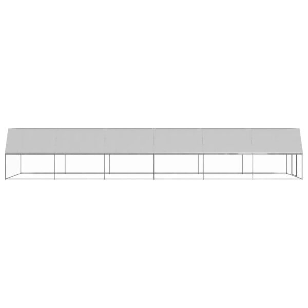 Zunanji kokošnjak 3x12x2 m pocinkano jeklo - Image 3