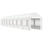 Paviljon s streho bel 17,84x2,28x2,69 m polietilen - Image 2
