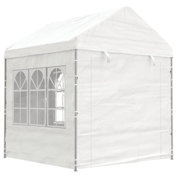 Paviljon s streho bel 17,84x2,28x2,69 m polietilen - Image 3