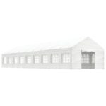 Paviljon s streho bel 20,07x4,08x3,22 m polietilen - Image 2