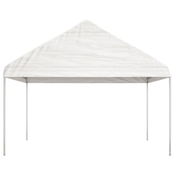 Paviljon s streho bel 17,84x4,08x3,22 m polietilen - Image 3