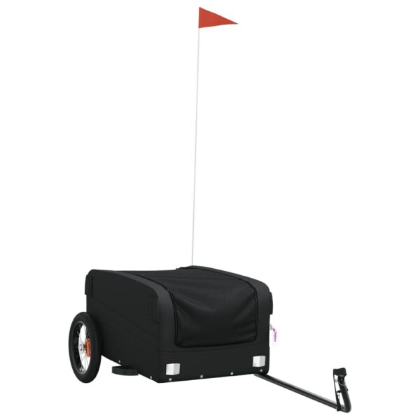 Kolesarska prikolica črna 30 kg železo - Image 2