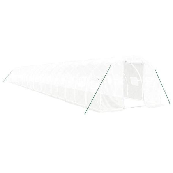 Rastlinjak z jeklenim okvirjem bel 66 m² 22x3x2 m - Image 2