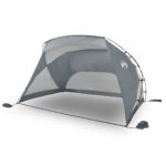 Šotor za na plažo siv 274x178x170/148 cm 185T poliester - Image 2