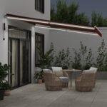 Avtomatsko zložljiva tenda z LED bordo 400x300 cm - Image 3