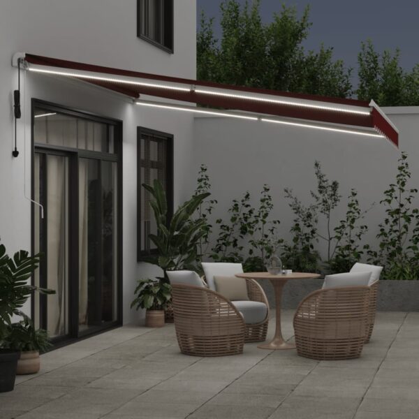 Avtomatsko zložljiva tenda z LED bordo 400x300 cm - Image 3