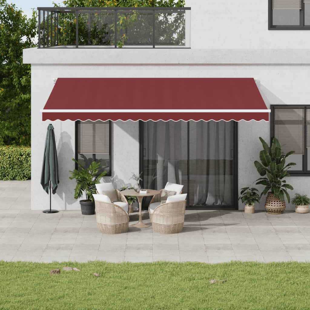 Avtomatsko zložljiva tenda z LED bordo 500×300 cm