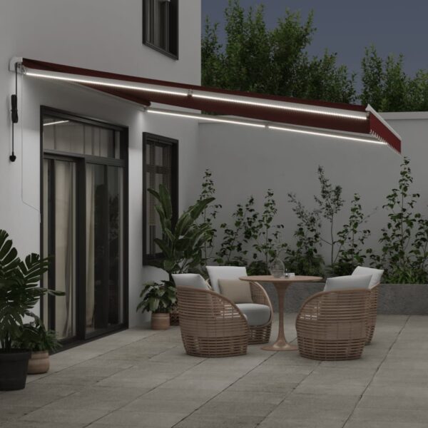Avtomatsko zložljiva tenda LED bordo 450x350 cm - Image 3