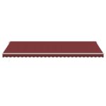 Ročno zložljiva tenda bordo 600x350 cm - Image 3