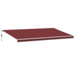 Avtomatsko zložljiva tenda bordo 600x350 cm - Image 2