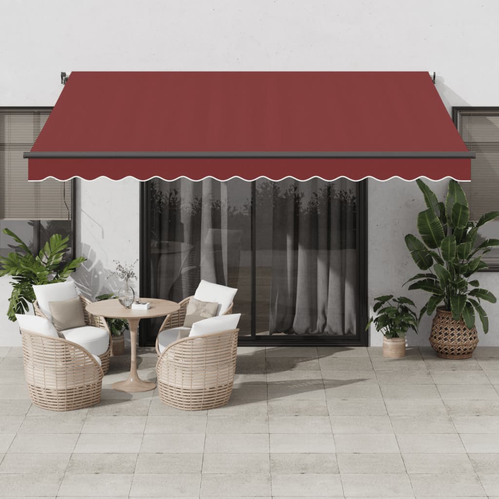 Avtomatsko zložljiva tenda LED bordo 400×350 cm