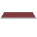 Ročno zložljiva tenda bordo 400x300 cm - Image 3