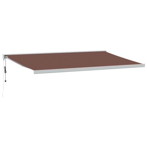 Avtomatsko zložljiva tenda rjava 500x300 cm - Image 2