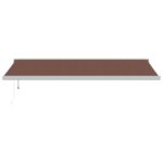Avtomatsko zložljiva tenda rjava 500x300 cm - Image 3