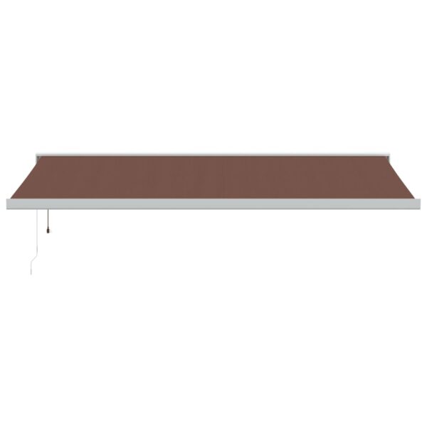 Avtomatsko zložljiva tenda rjava 500x300 cm - Image 3