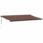 Avtomatsko zložljiva tenda rjava 500x300 cm - Image 2