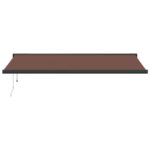 Avtomatsko zložljiva tenda rjava 500x300 cm - Image 3