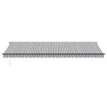 Ročno zložljiva tenda antracit in bela 600x350 cm - Image 3
