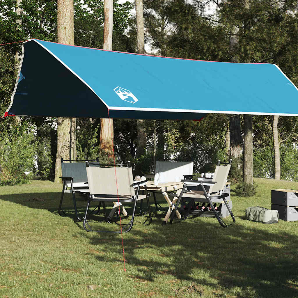 Ponjava za kampiranje modra 500×294 cm vodoodporna