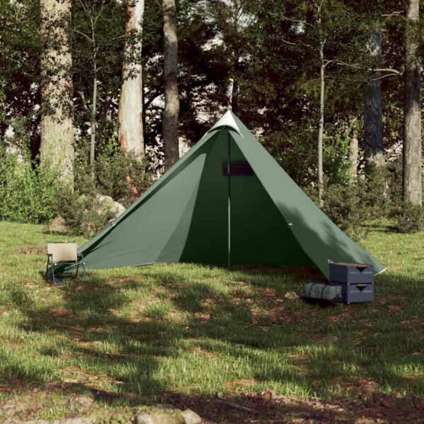 Družinski šotor tipi za 7 oseb zelen vodoodporen - Image 3