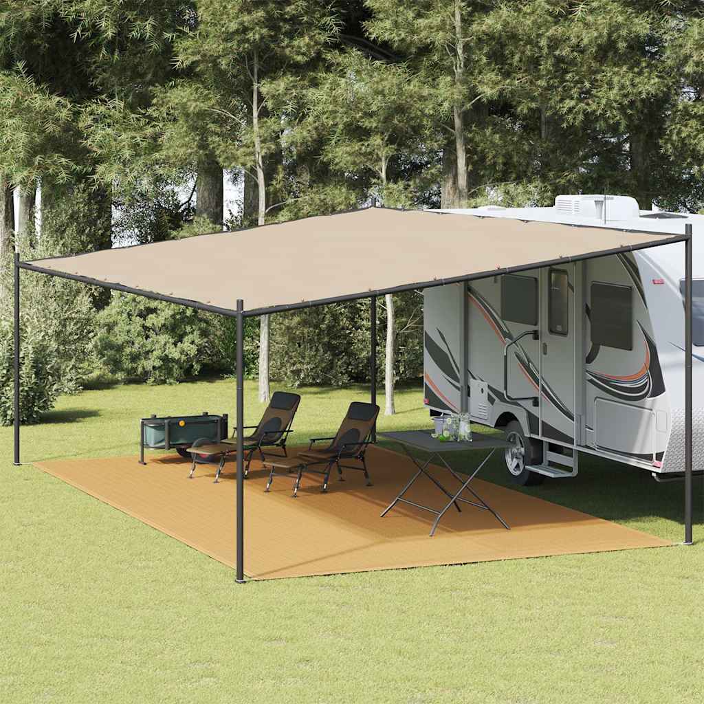 Preproga za šotor peščena 400×600 cm HDPE