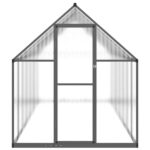 Rastlinjak z okvirjem antracit 445x169x195 cm aluminij - Image 3