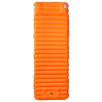 Samonapihljivo ležišče za kampiranje z blazino 1 osebo oranžno - Image 2