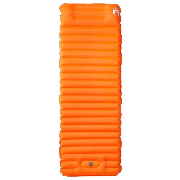 Samonapihljivo ležišče za kampiranje z blazino 1 osebo oranžno - Image 2