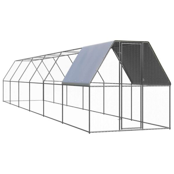 Kokošnjak 2x12x2m pocinkano jeklo