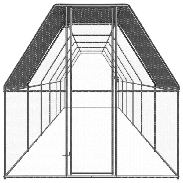 Kokošnjak 2x12x2m pocinkano jeklo - Image 2