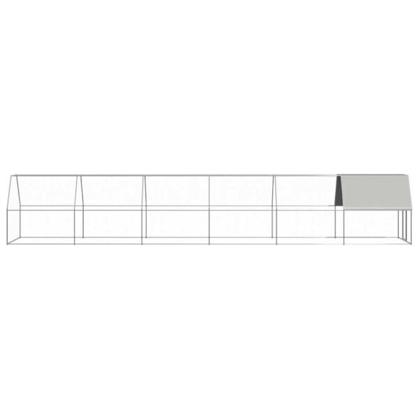Kokošnjak 2x12x2m pocinkano jeklo - Image 3