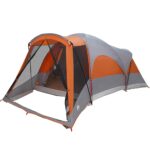Šotor za kampiranje za 8 oseb siv in oranžen vodoodporen - Image 3