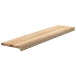 Podloge za stopnice 16 kosov 110x30x2 cm trdna hrastovina - Image 3