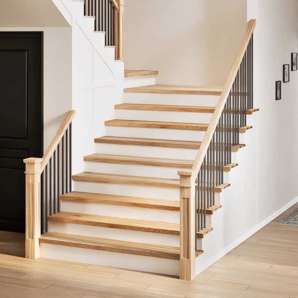Podloge za stopnice 16 kosov 110x30x2 cm trdna hrastovina