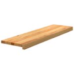 Podloge za stopnice 20 kosov rjave 90x25x2 cm trdna hrastovina - Image 3