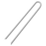 Klini za šotor 12 kosov U oblika 41,5 cm Ø12 mm pocinkano jeklo - Image 3