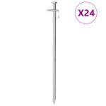 Klini za šotor 24 kosov 30 cm Ø8 mm pocinkano jeklo