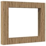 8 kosov stenske TV omarice Artisan Oak Engineered Wood - Image 2