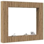 8 kosov stenske TV omarice Artisan Oak Engineered Wood