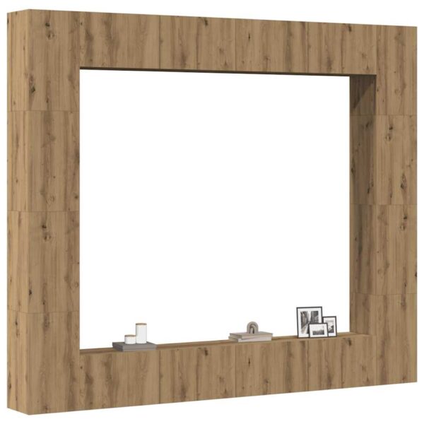 8 kosov stenske TV omarice Artisan Oak Engineered Wood