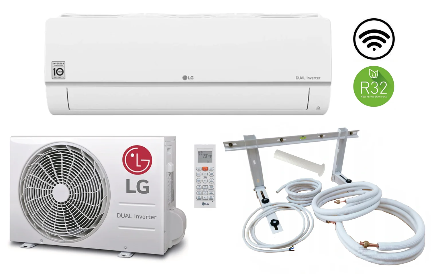 LG S09EC.NSJS/S09EC.UA3S 2,5kW Standard 2 DualCool Special (model 2025/26) z montažo