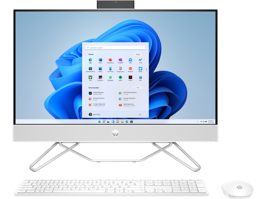Računalnik HP 24-cb1036na AiO | 12.gen i3 (hexa-core) / i3 / RAM 8 GB / SSD Disk