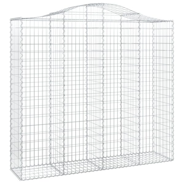 Obokane gabion košare 25kosov 200x50x180/200cm pocinkano železo - Image 3