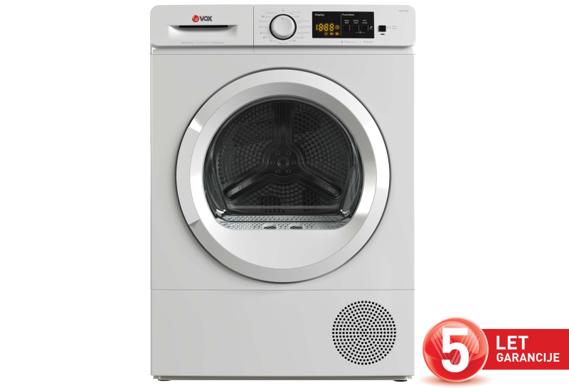 VOX kond. sušilni stroj THP 710 E [E, 7 kg, 15 prog., toplotna črpalka]